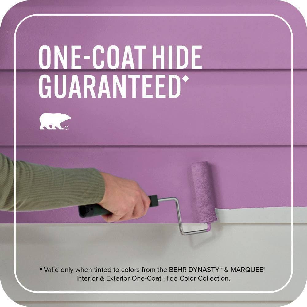 BEHR MARQUEE 1 gal. #670B-6 Orchid Kiss Flat Exterior Paint & Primer (3)