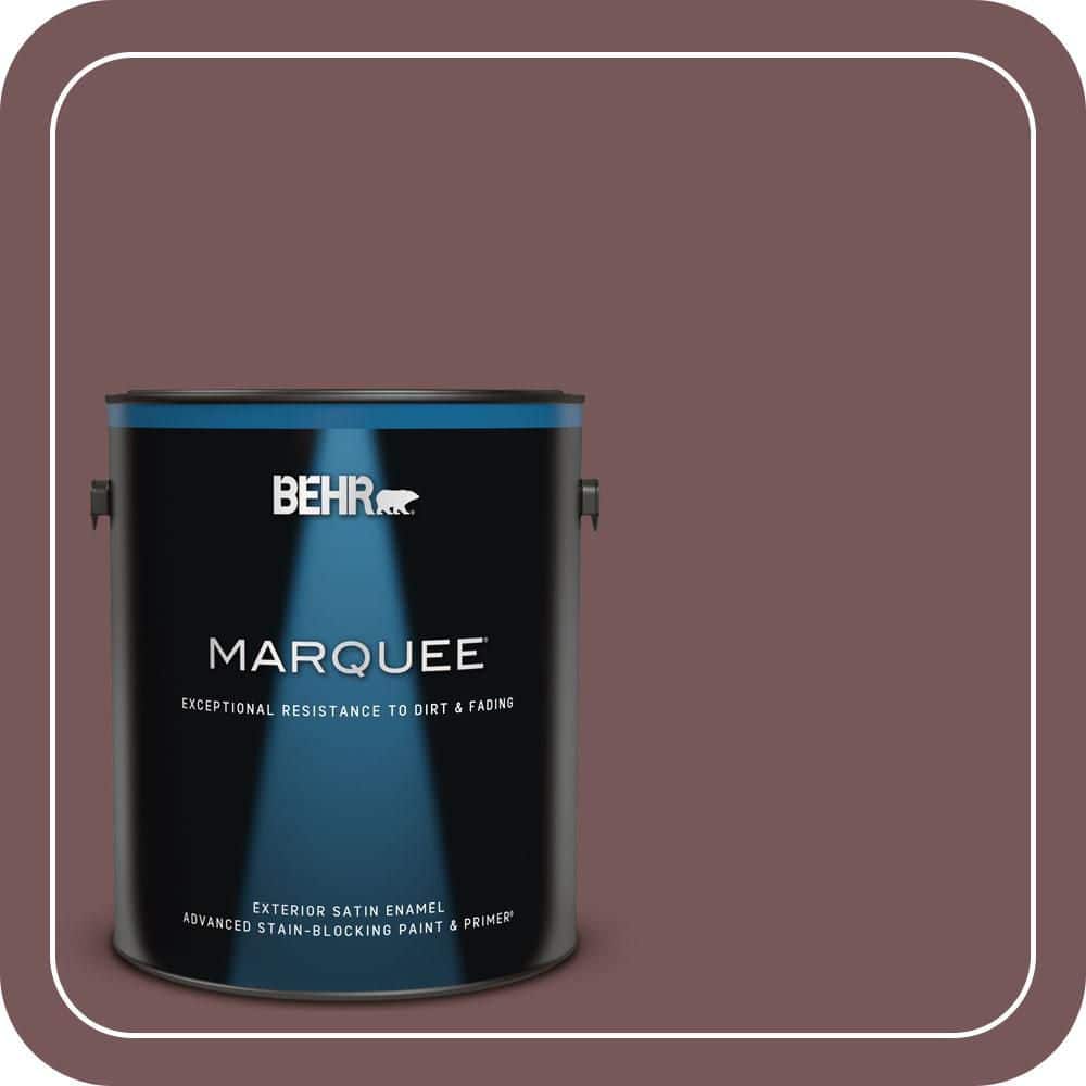 BEHR MARQUEE 1 gal. #MQ1-48 Czarina Satin Enamel Exterior Paint & Primer