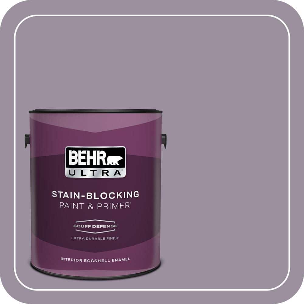 BEHR ULTRA 1 gal. #PPU16-13 Duchess Lilac Extra Durable Eggshell Enamel Interior Paint & Primer