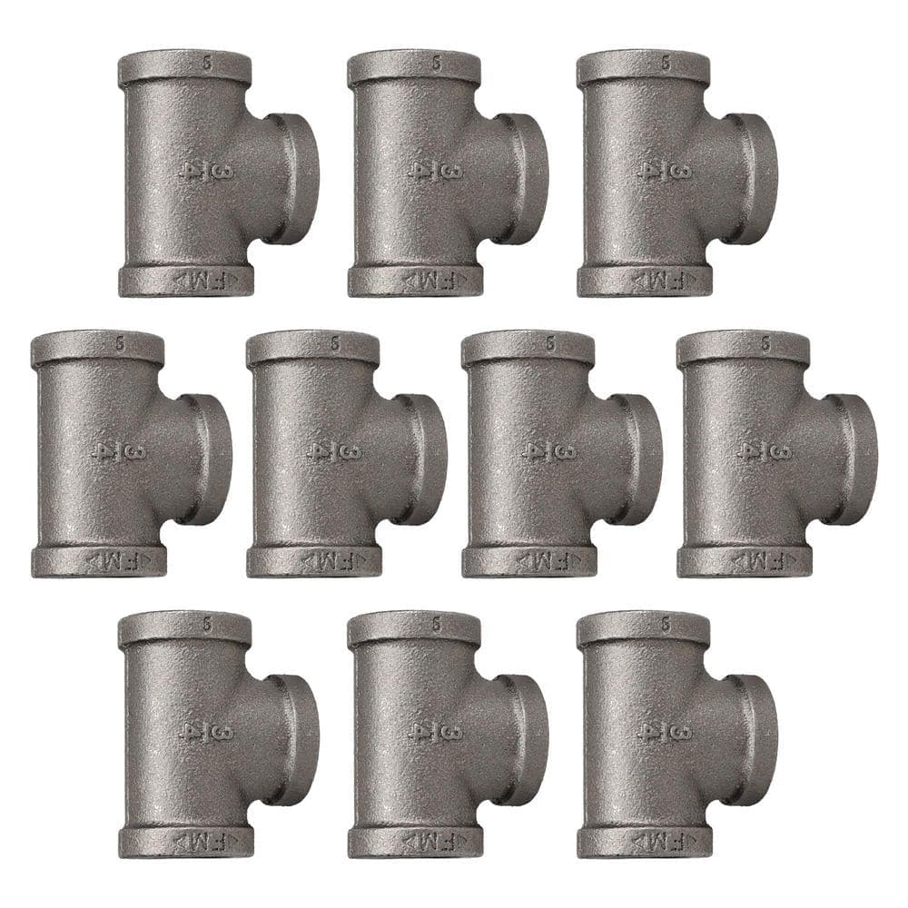 STZ 3/4 in. FIP Black Iron Tee (10-Pack) (1)