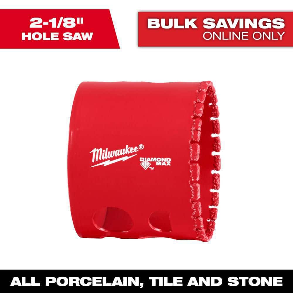 Milwaukee 2-1/8 in. Diamond Max Hole Saw
