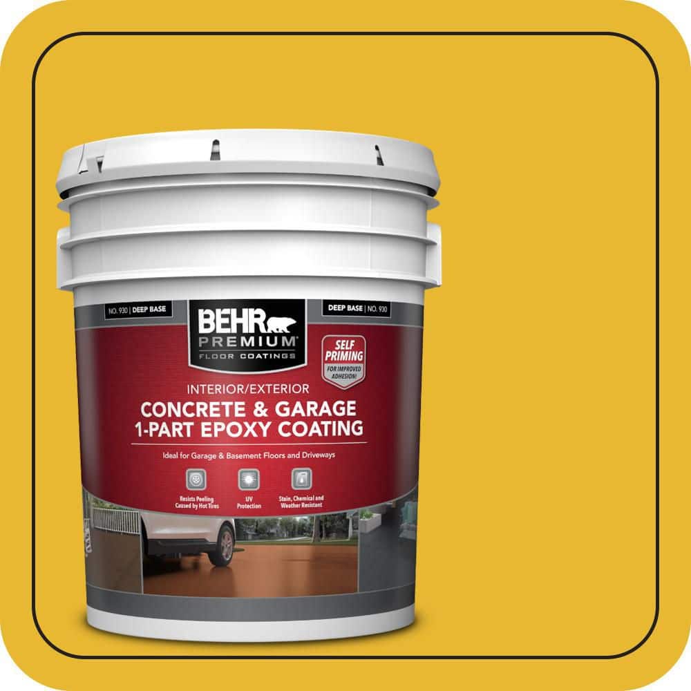 BEHR PREMIUM #S200-4 Self-Priming 1-Part Epoxy Satin Interior/Exterior Concrete and Garage Floor Paint