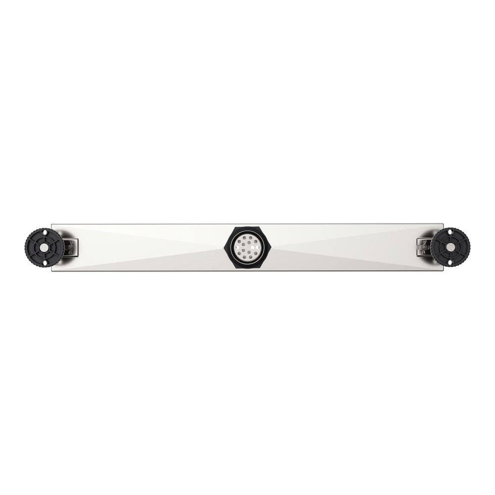 DreamLine Alliance 24 in. Linear Grate Shower Drain, Polished Stainless Steel (2)