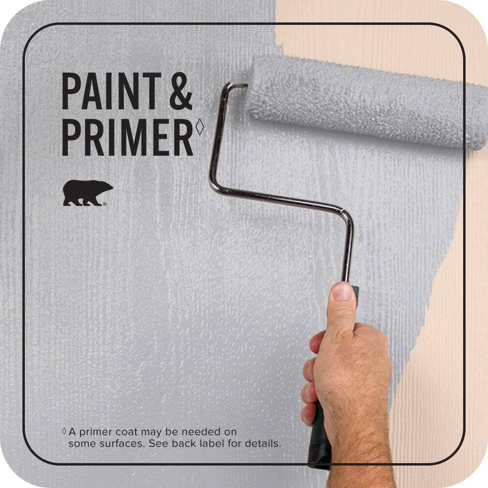 BEHR PREMIUM PLUS 5 gal. #N550-2 Centre Stage Flat Exterior Paint & Primer (3)