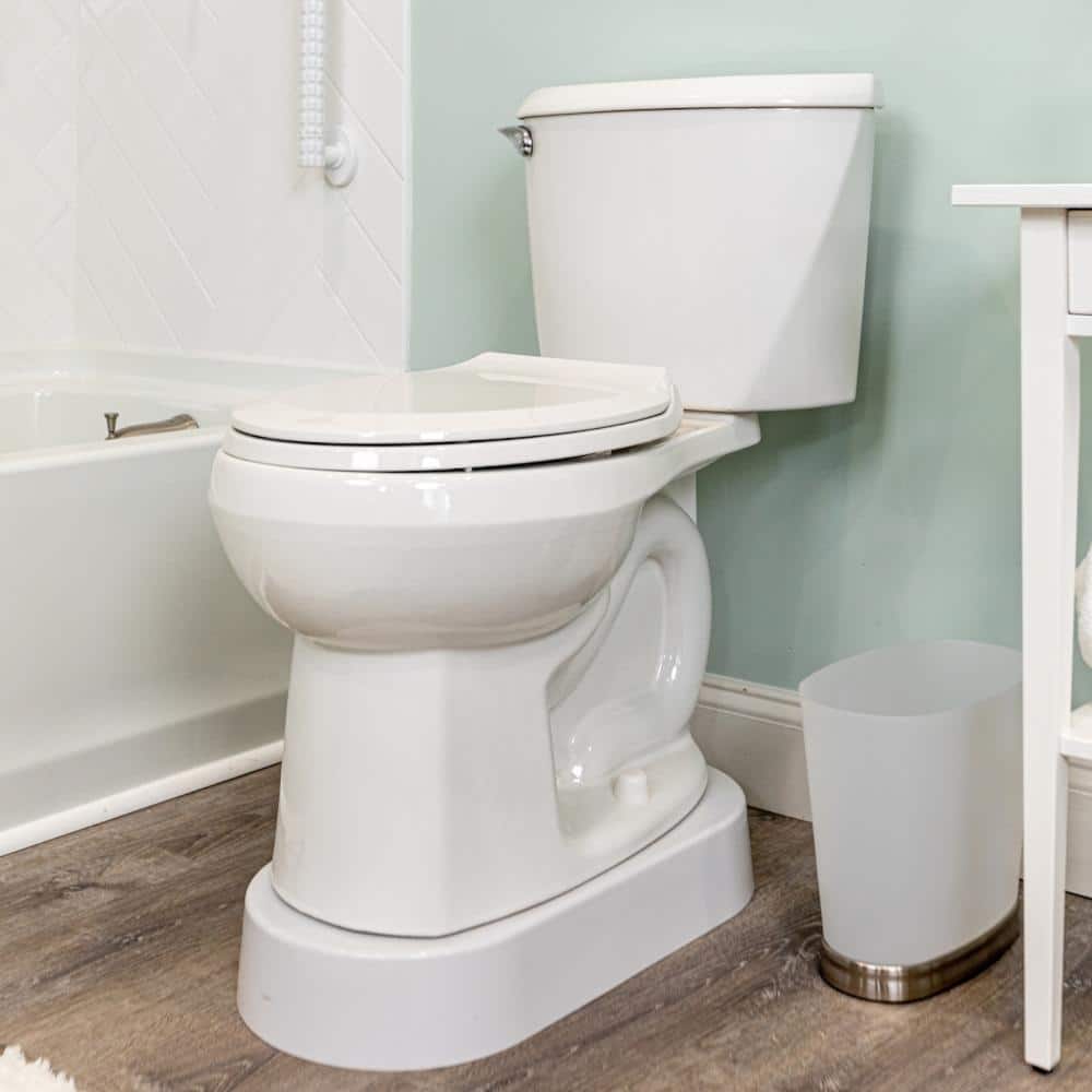 TOILEVATOR 11-1/2 in. W x 23 in. L x 3-1/2 in. H Toilet Riser in White, 500 lbs. Capacity