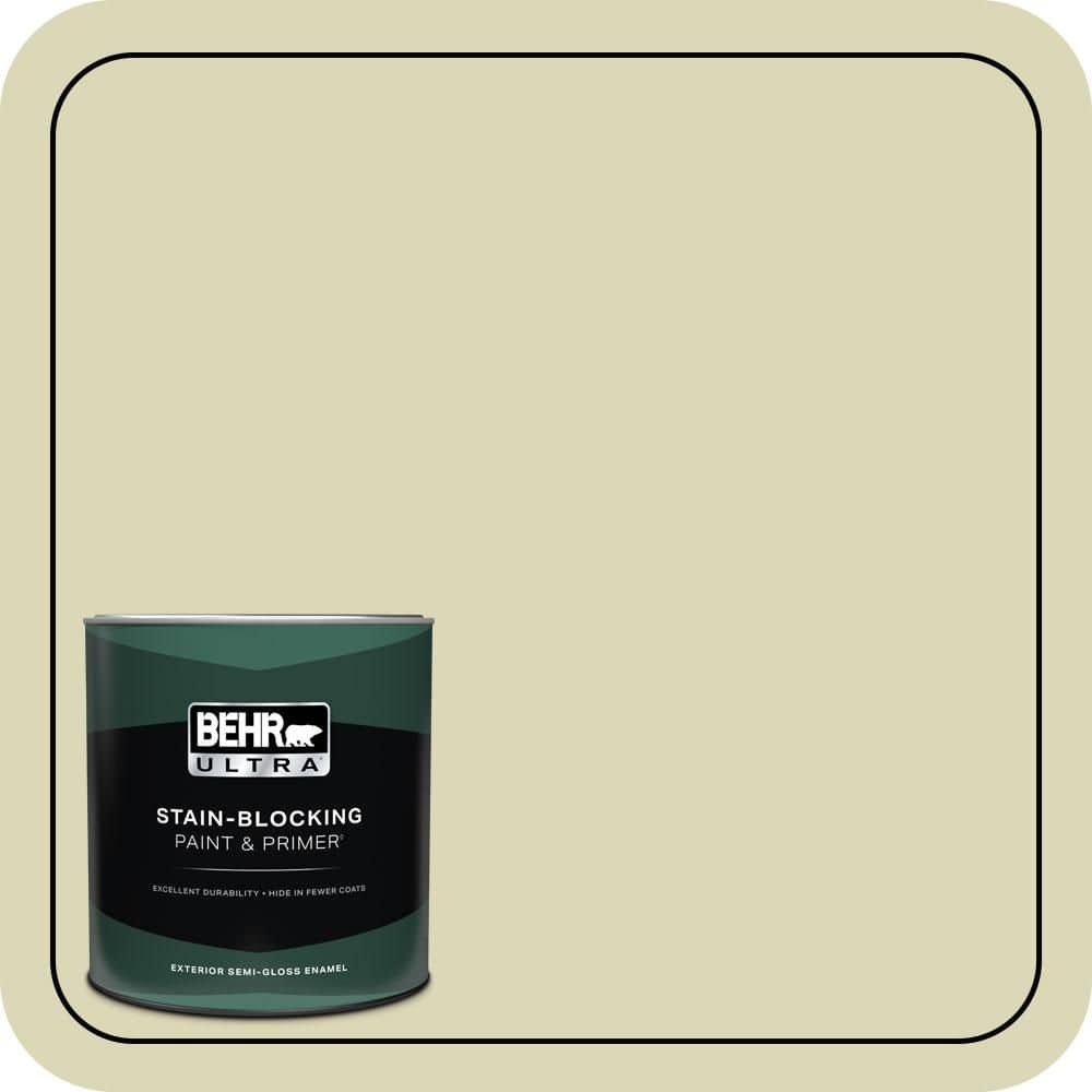 BEHR ULTRA 1 qt. #MQ3-14 Springday Semi-Gloss Enamel Exterior Paint & Primer