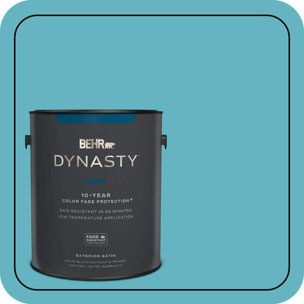 BEHR DYNASTY 1 gal. #MQ4-51 Adonis Satin Enamel Exterior Stain-Blocking Paint & Primer
