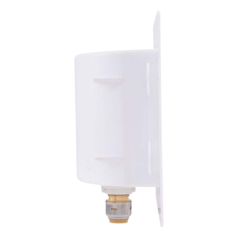 SharkBite 1/2 in. Push-to-Connect Brass Ice Maker Outlet Box with Water Hammer Arrestor (2)