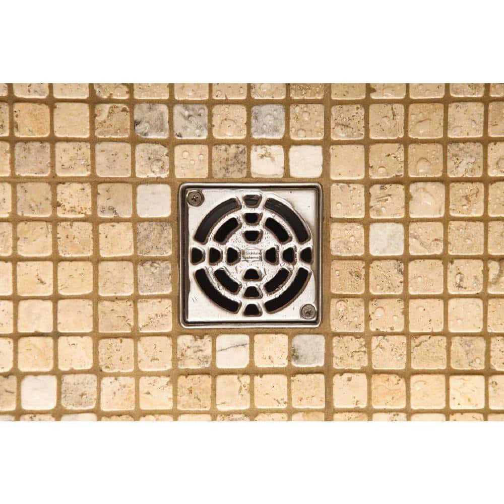 Schluter Kerdi-Drain 4 in. Stainless Steel Grate (3)