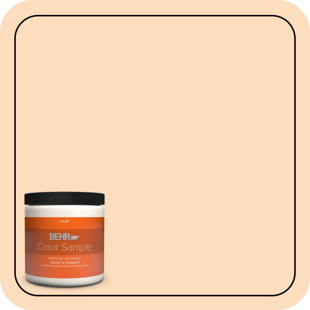 BEHR PREMIUM PLUS #M230-3 Mystic Opal Flat Interior/Exterior Paint & Primer Color Sample (1)