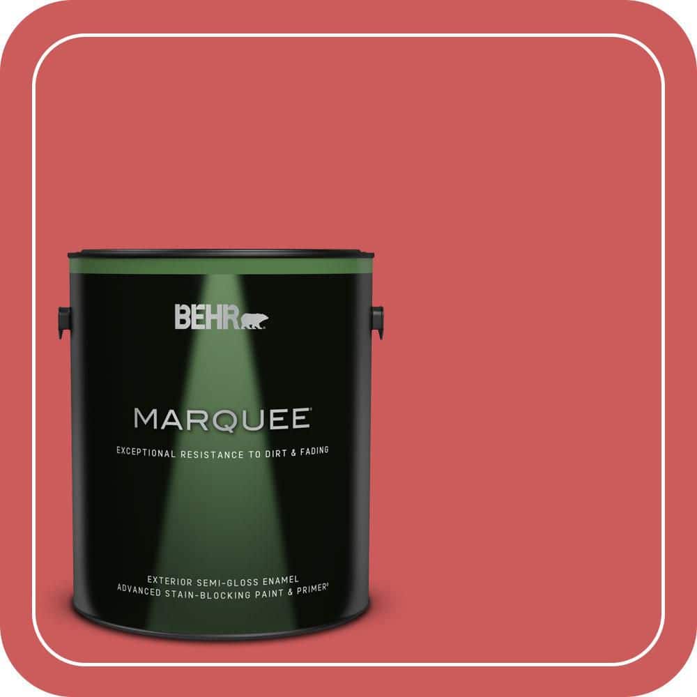 BEHR MARQUEE 1 gal. #P160-5 Pinkadelic Semi-Gloss Enamel Exterior Paint & Primer
