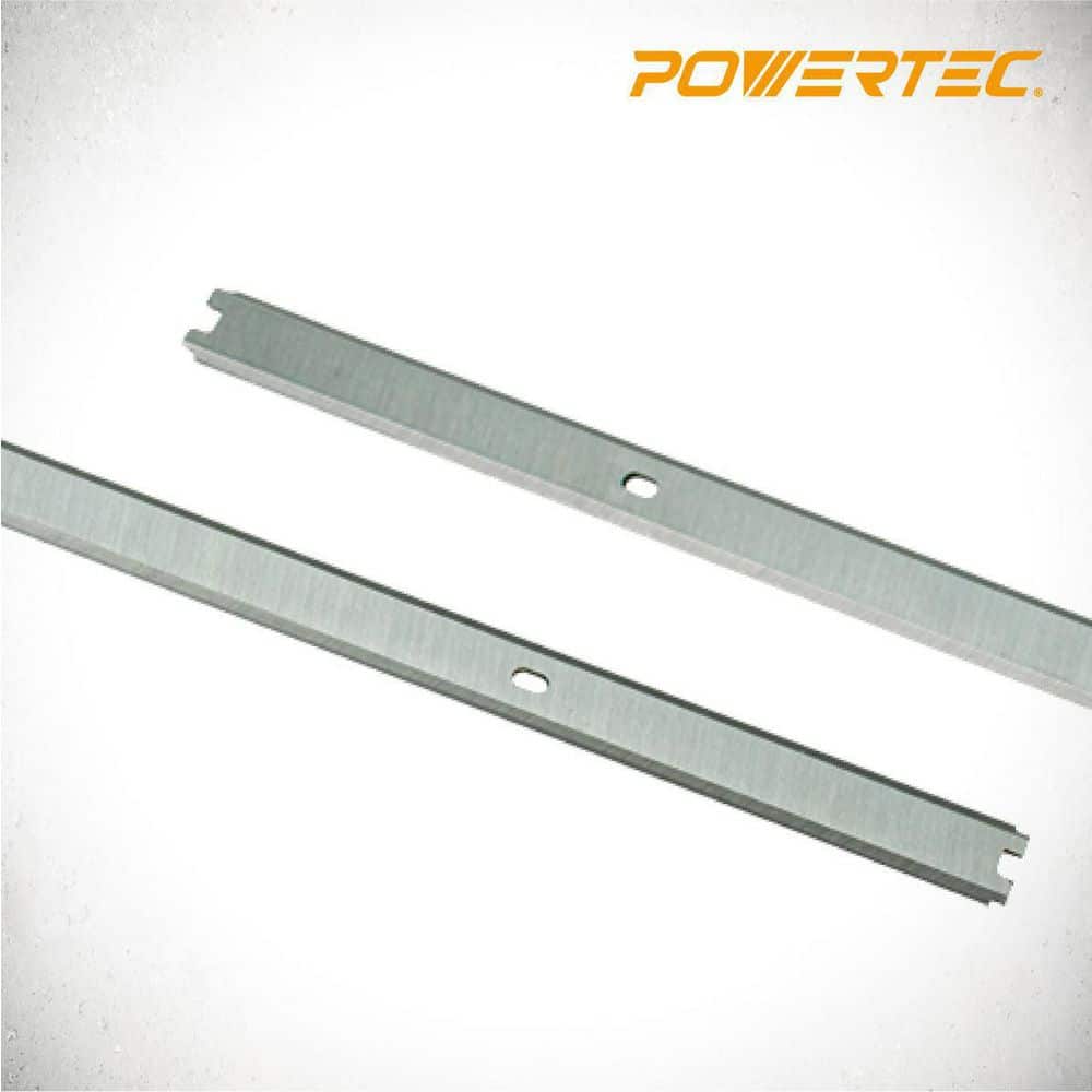 ‎POWERTEC 13 in. High-Speed Steel Planer Knives for Ridgid R4330/TP1300LS Planer (Set of 3) (3)