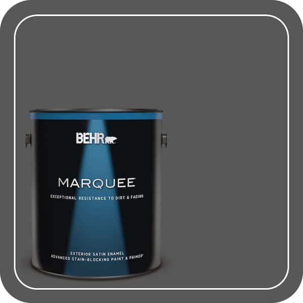 BEHR MARQUEE 1 gal. #PPU24-22 Shadow Mountain Satin Enamel Exterior Paint & Primer (2)