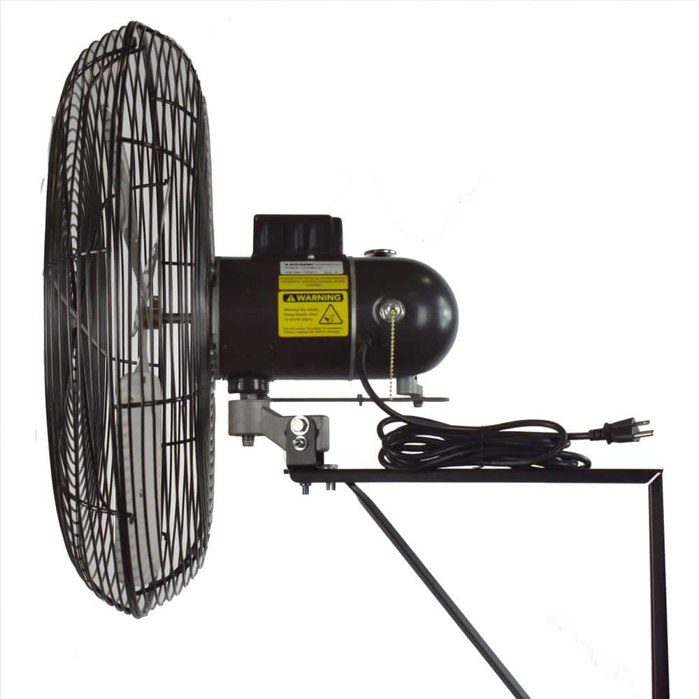 Schaefer 24 in. Black Oscillating Wall Mounted Fan (3)