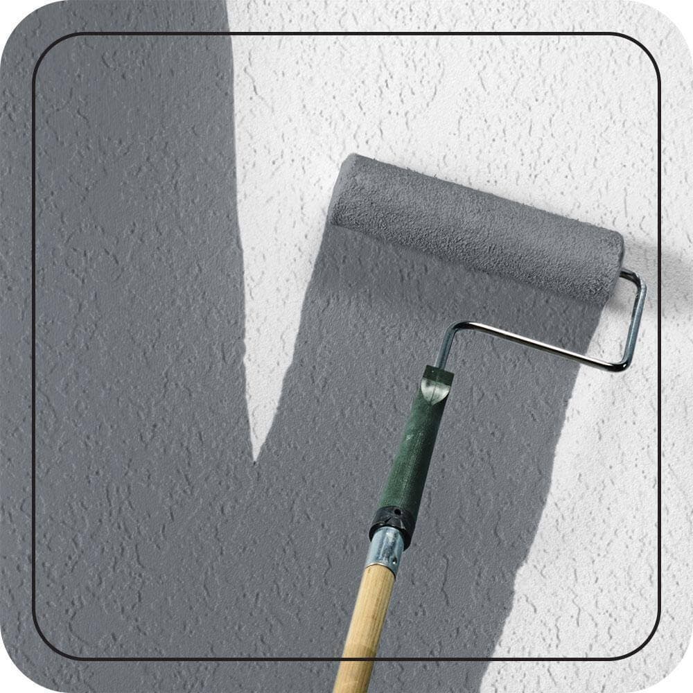 BEHR PREMIUM 5 gal. #N510-5 Liquid Mercury color Elastomeric Masonry, Stucco and Brick Exterior Paint (3)