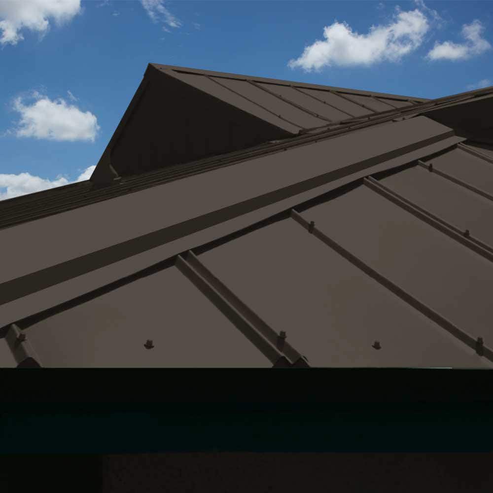 Gibraltar Building Products 10 ft. Slate 29-Gauge Galvalume Steel RC2 Ridge Cap Flashing (2)