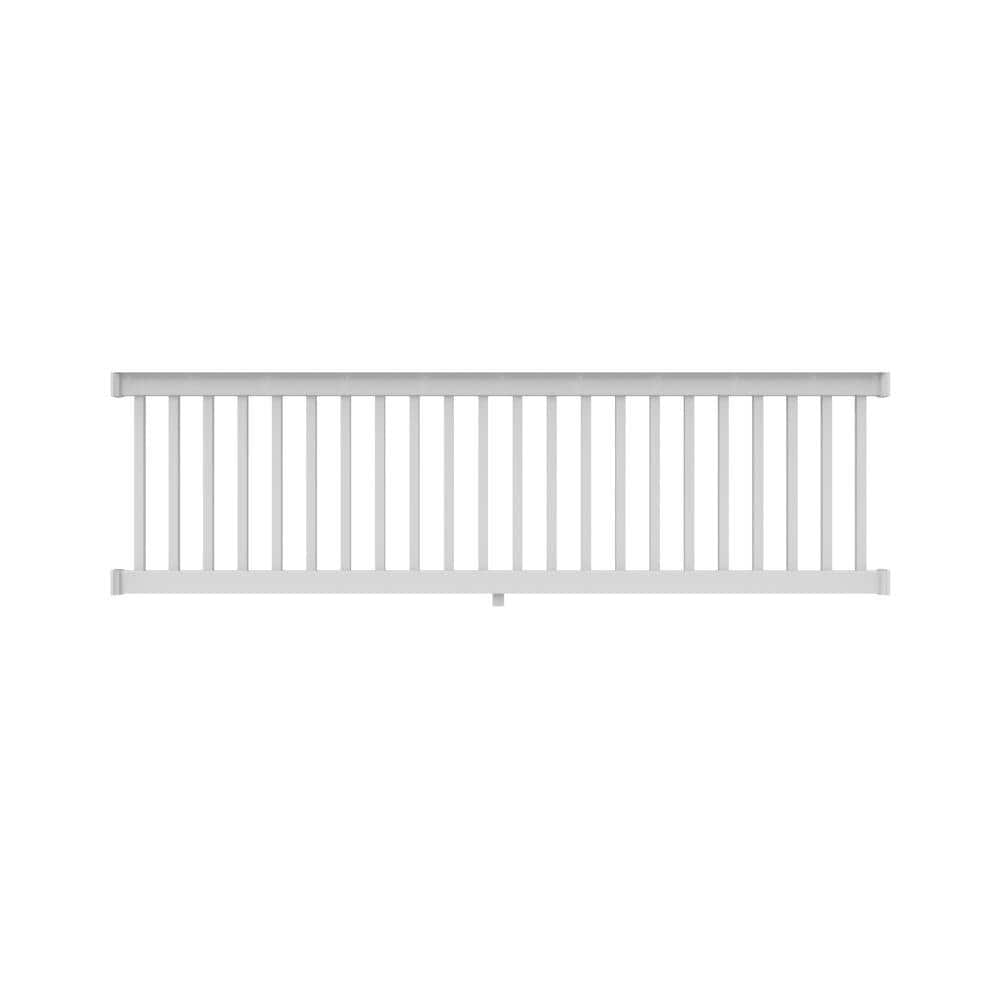 RDI Finyl Line 10 ft. x 36 in. H - Deck Top Level Rail Kit in White (1)