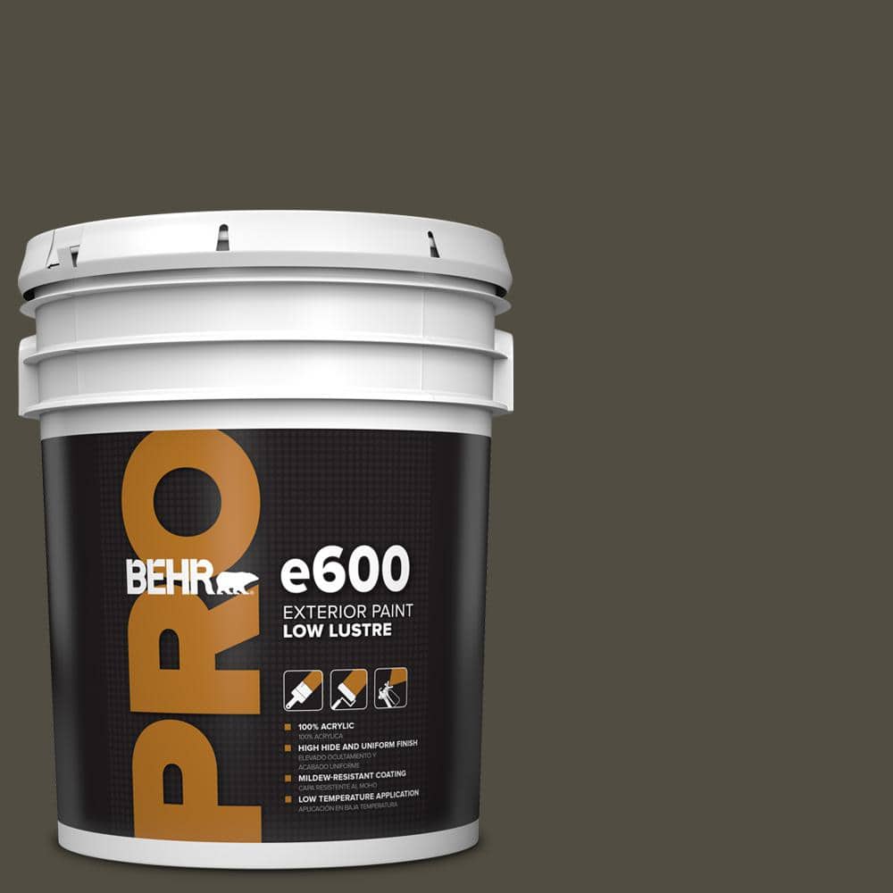 BEHR PRO 5 gal. #S-H-760 Olive Leaf Low Luster Exterior Paint