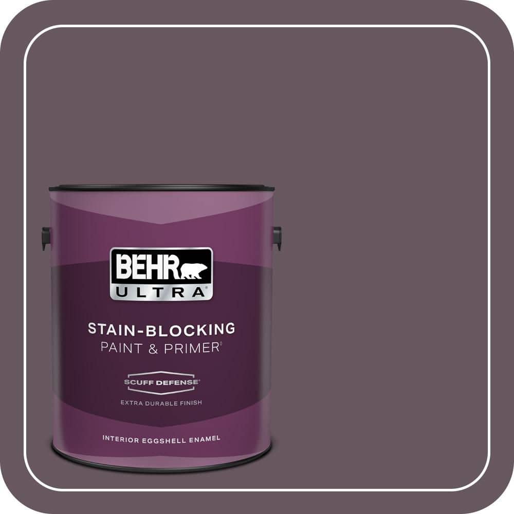 BEHR ULTRA 1 gal. #N100-6 Urban Legend Extra Durable Eggshell Enamel Interior Paint & Primer