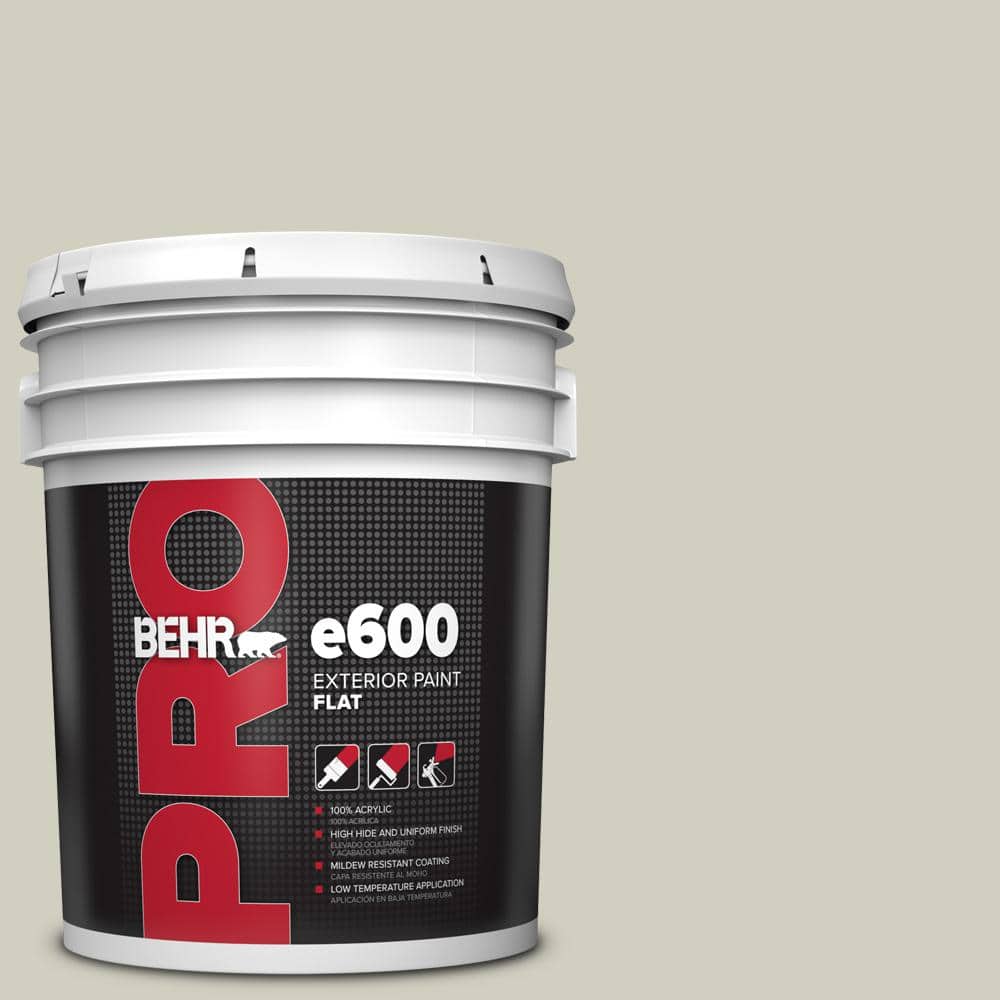 BEHR PRO 5 gal. #N350-2 Sawgrass Flat Exterior Paint