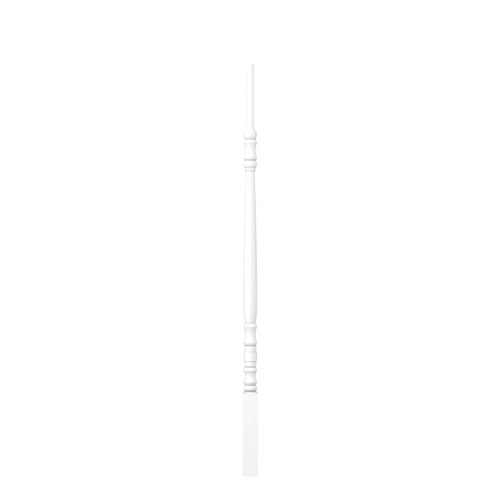 L. J. SMITH STAIR SYSTEMS 1.25 in. D x 1.25 in. W x 34 in. L Primed Gloss Poplar Wood Baluster (1)
