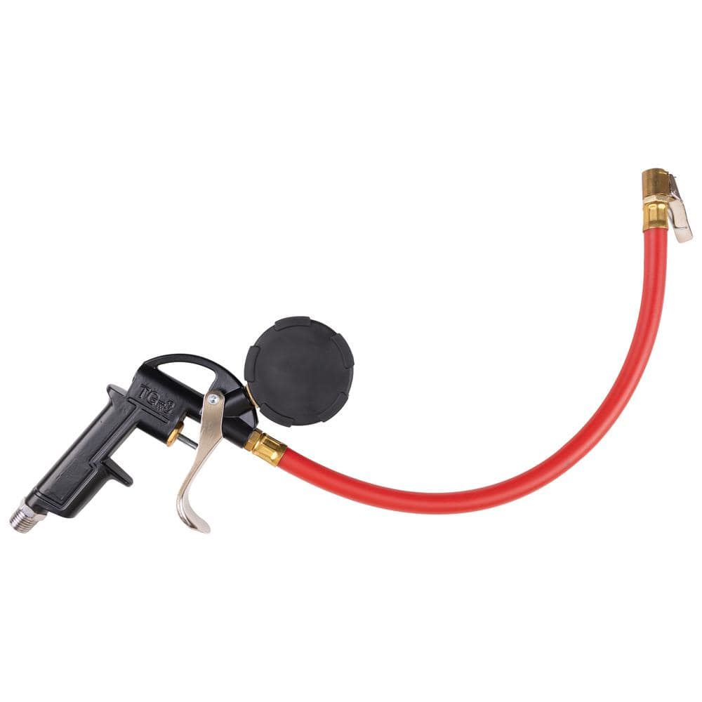 Husky Tire Inflation Gun Air Chuck with Pressure Gauge (4)