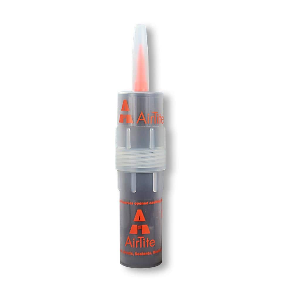 Airtite 10.1 oz. Clear Canister to Seal and Preserve Opened Tubes of Caulk, Adhesive, Grouts, Sealants, Roofing Tar (2)