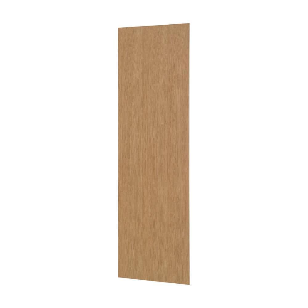 Hampton Bay Avondale/Leyton 12 in. W x 36 in. H Wall Cabinet Flush End Panel in White Oak