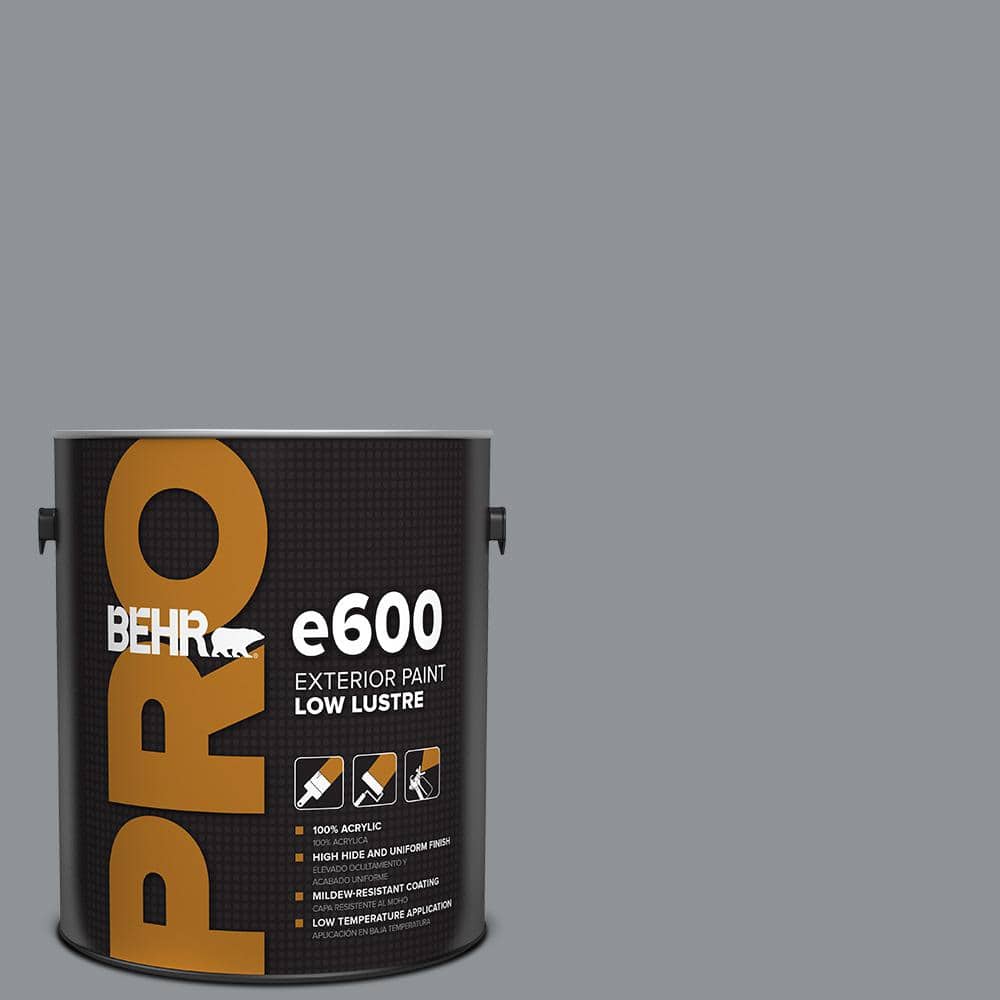 BEHR PRO 1 gal. #PPU26-05 Flint Gray Low Luster Exterior Paint