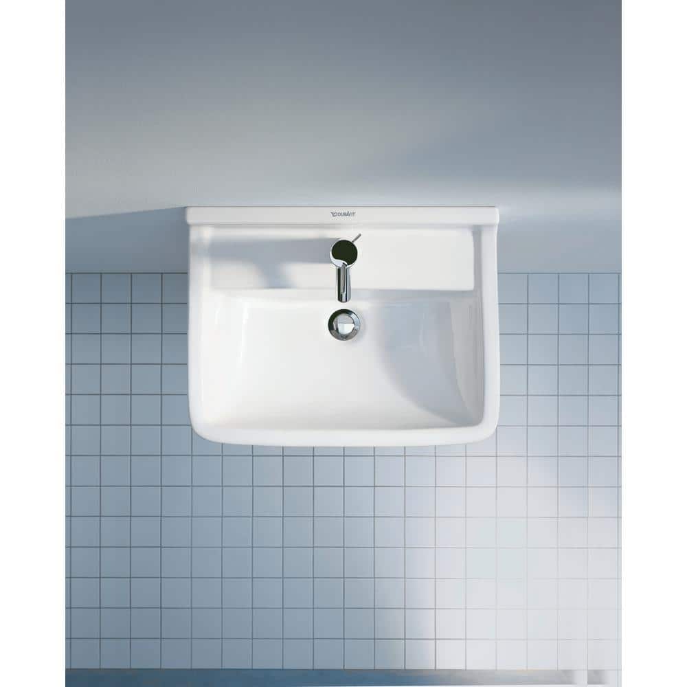 Duravit Starck 3 19.63 in. Rectangular Bathroom Sink in White (3)