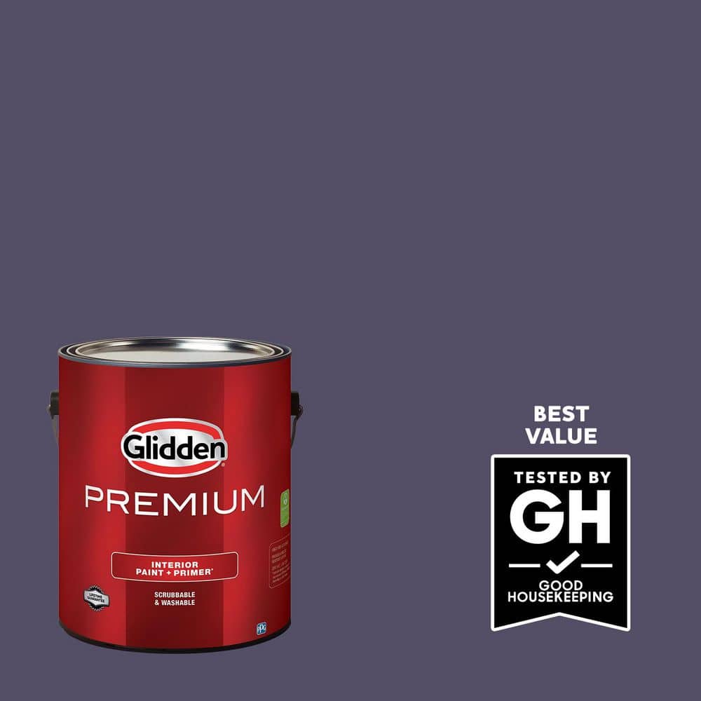 Glidden Premium 1 gal. PPG1173-7 Magic Spell Semi-Gloss Interior Latex Paint