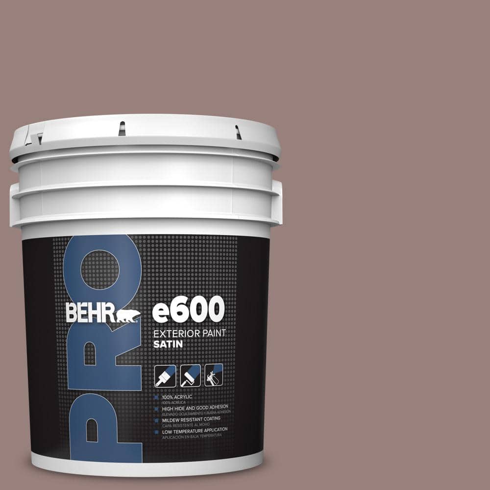 BEHR PRO 5 gal. #N130-5 Mystere Satin Exterior Paint