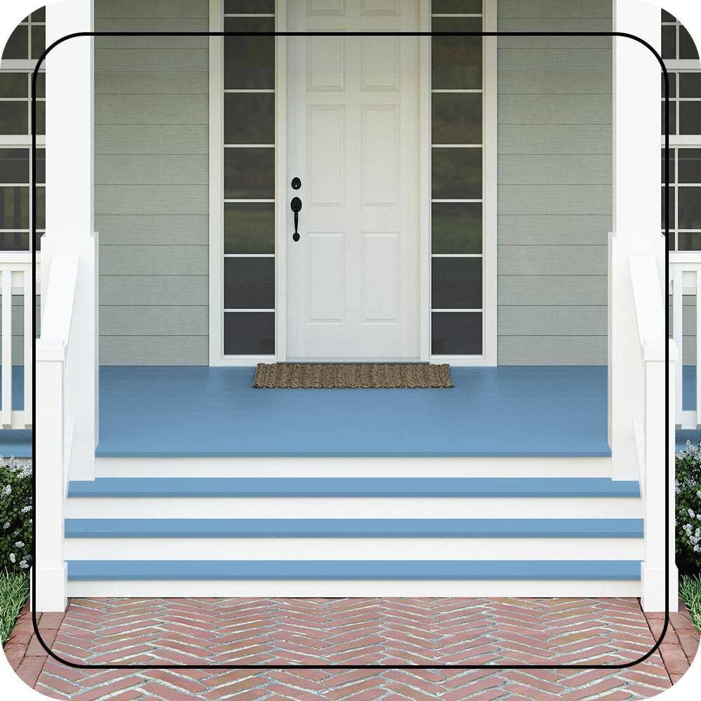 BEHR PREMIUM #M520-4 Textured Low-Lustre Enamel Interior/Exterior Porch and Patio Anti-Slip Floor Paint (2)