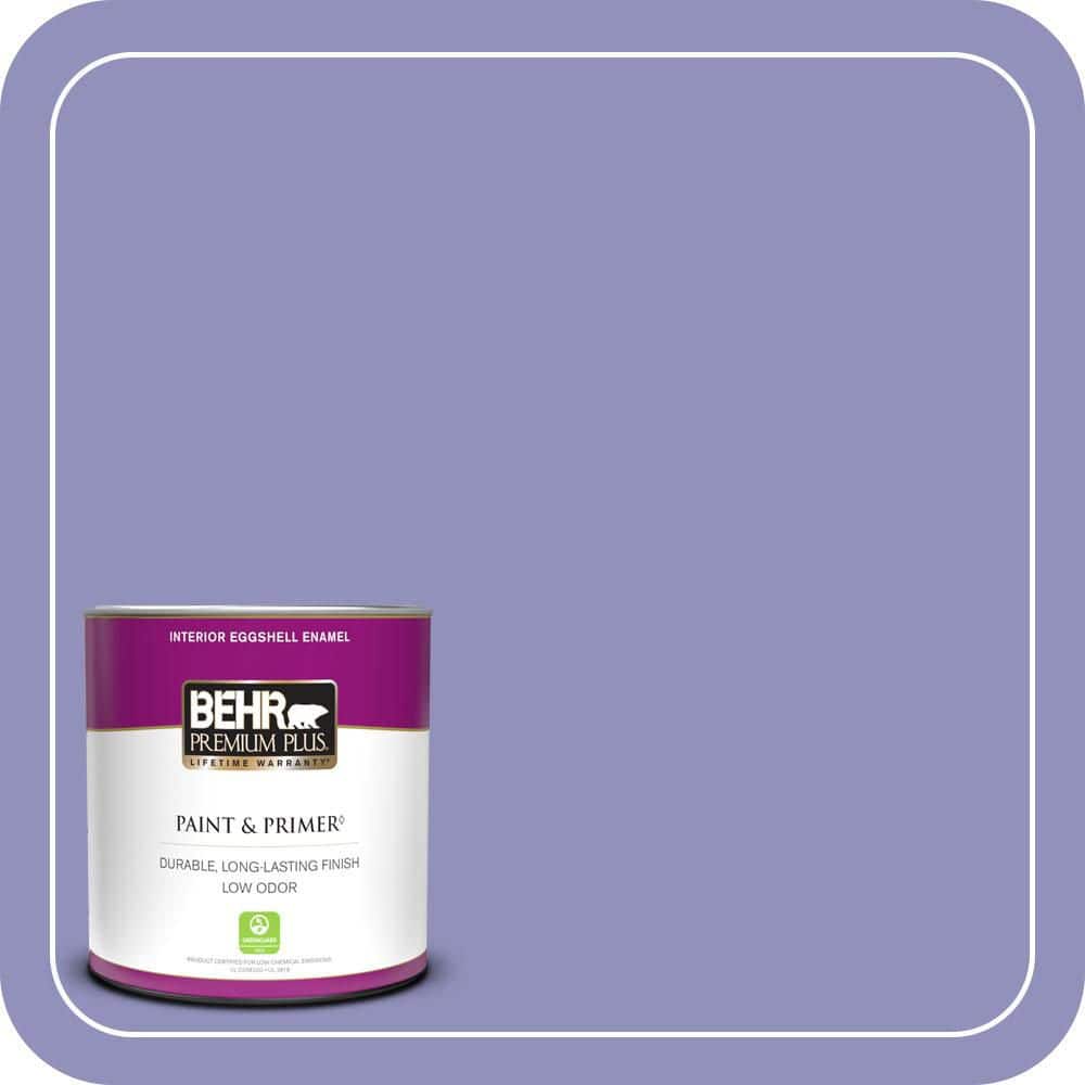 BEHR PREMIUM PLUS #PPU16-05 Lily of the Nile Enamel Low Odor & Primer (1)