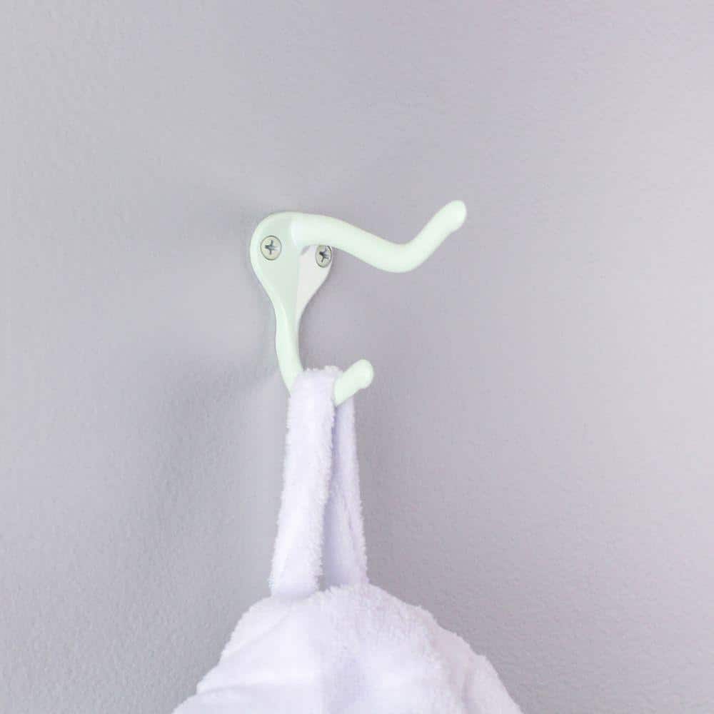Everbilt White Coat and Hat Hook (2)