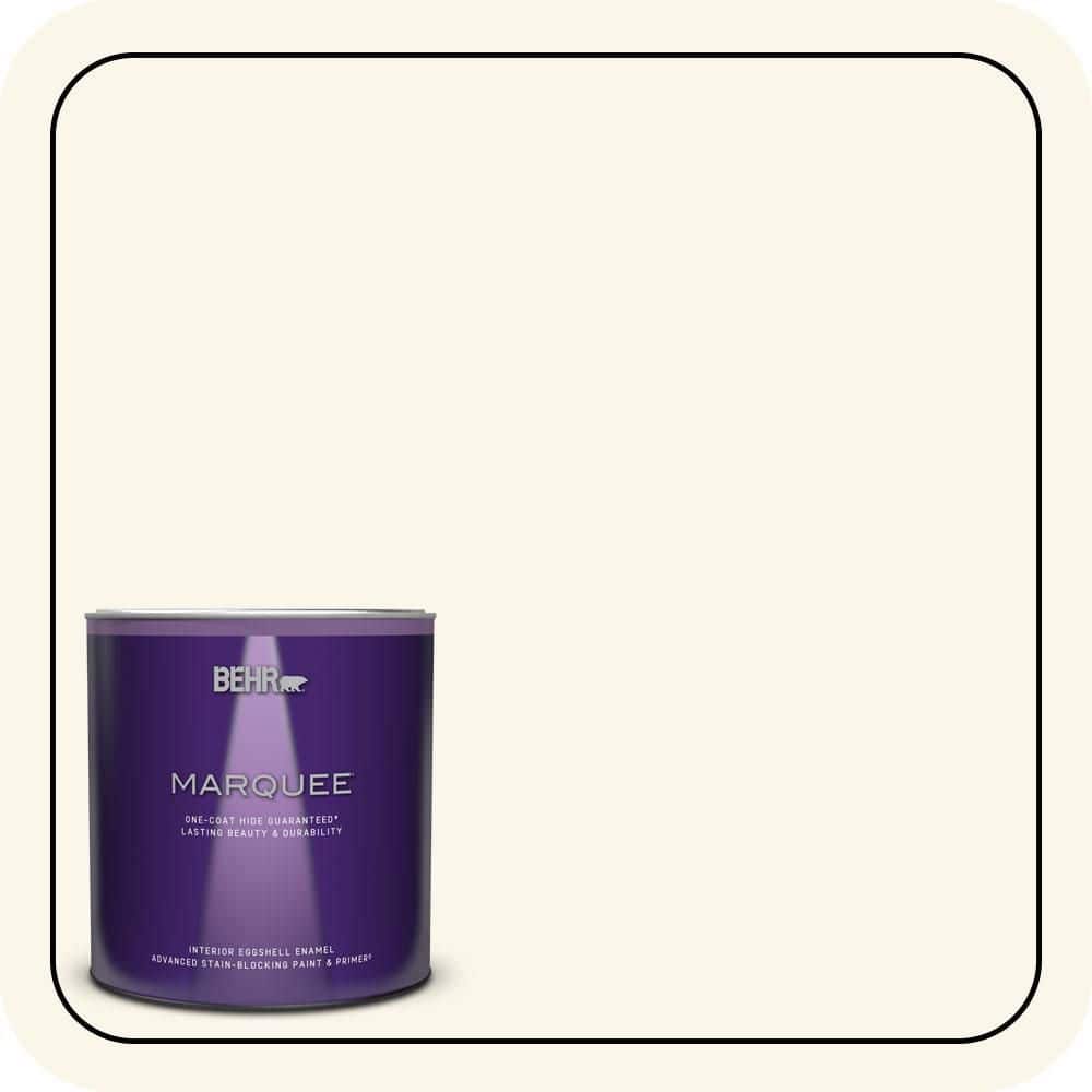 BEHR MARQUEE 1 qt. #PWN-30 Clear Moon Eggshell Enamel Interior Paint & Primer