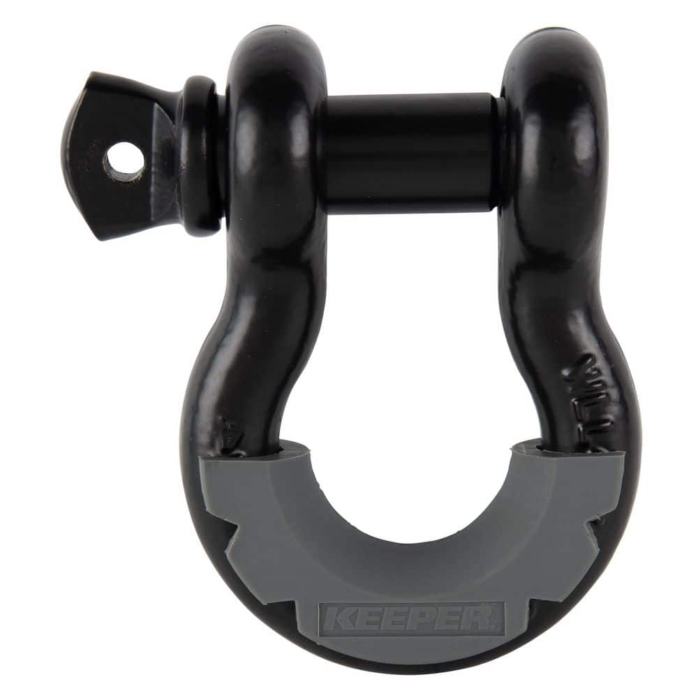 Keeper 3/4 in. Bow Shackle - Black, 9,500 lb. WLL (3)