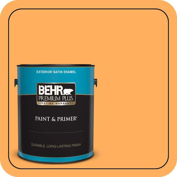 BEHR PREMIUM PLUS #280B-5 Vintage Orange Enamel Low Odor & Primer (3)