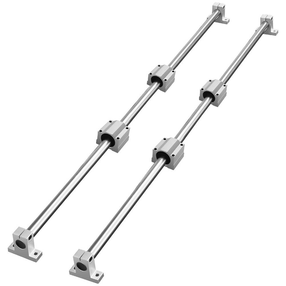 Indomitus Linear Guide Rail Set, SFC20 1000mm, 2 PCS 39.4 in/1000 mm SFC20 Guide Rails 4 PCS SC20 Slide Blocks 4 PCS Rail Supports (1)
