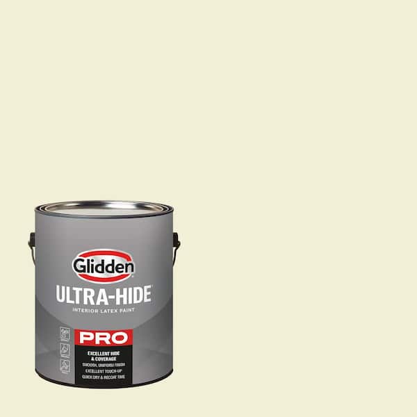 Glidden Ultra-Hide 1 gal. PPG1212-1 Capri Cream Ultra Flat Interior Paint (2)