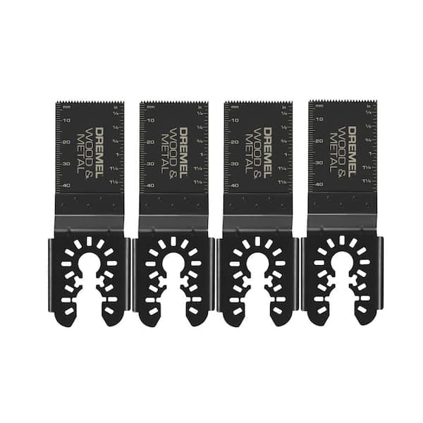 Dremel Universal Dual Interface 2 in. Bi-Metal Multi-Purpose Oscillating Multi Tool Flush Cut Blades (4-Pack) (2)