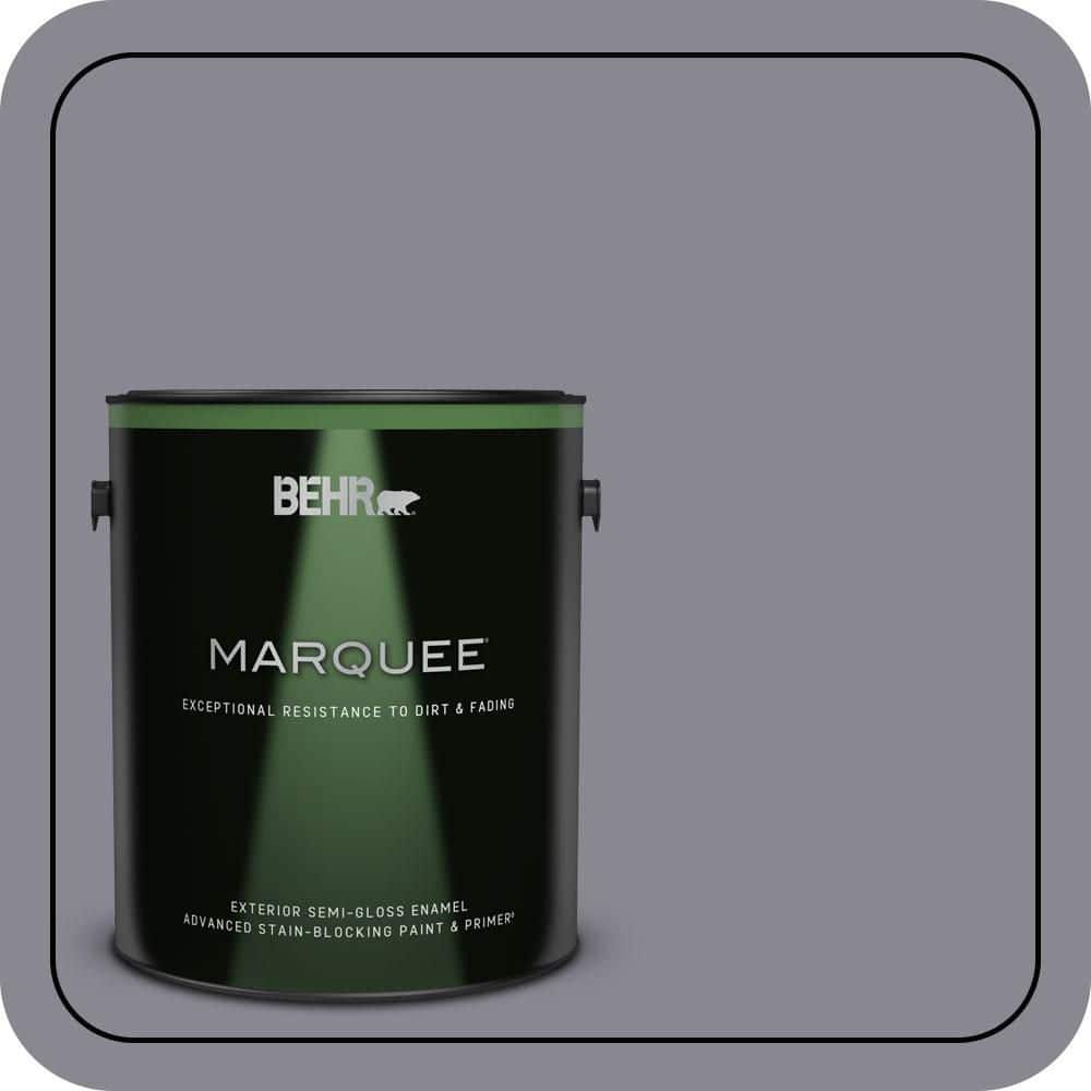 BEHR MARQUEE 1 gal. #N550-5 Box Office Semi-Gloss Enamel Exterior Paint & Primer