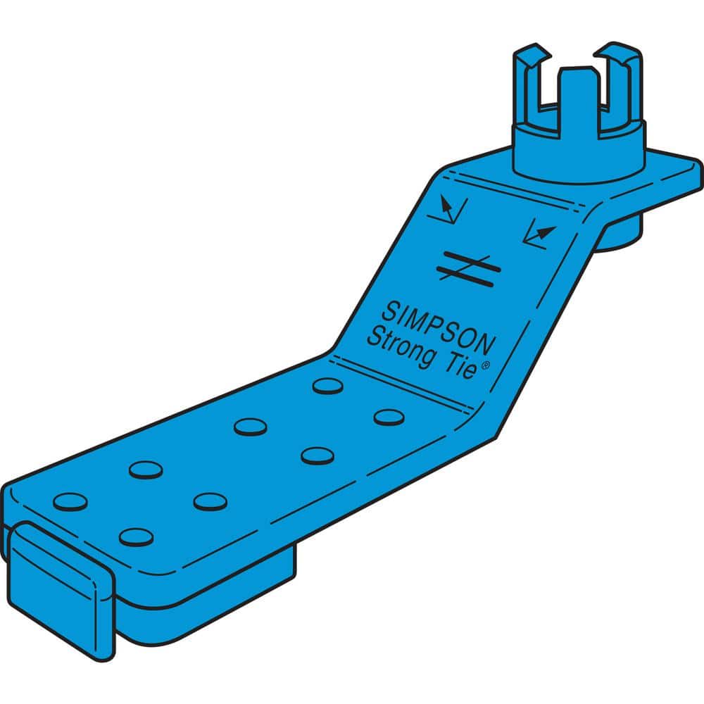Simpson Strong-Tie AnchorMate 5/8 in. Diameter Anchor Bolt Holder, Blue (10-Pack) (3)