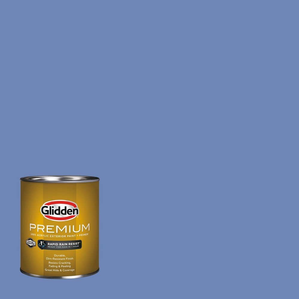 Glidden Premium 1 qt. Kimono PPG1166-5 Semi-Gloss Exterior Latex Paint