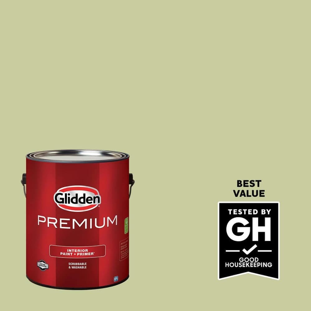 Glidden Premium 1 gal. PPG1119-4 Dancing Kite Satin Interior Latex Paint