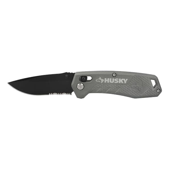 Husky Rapid Lock Folding Sporting Pocket Knife (2)