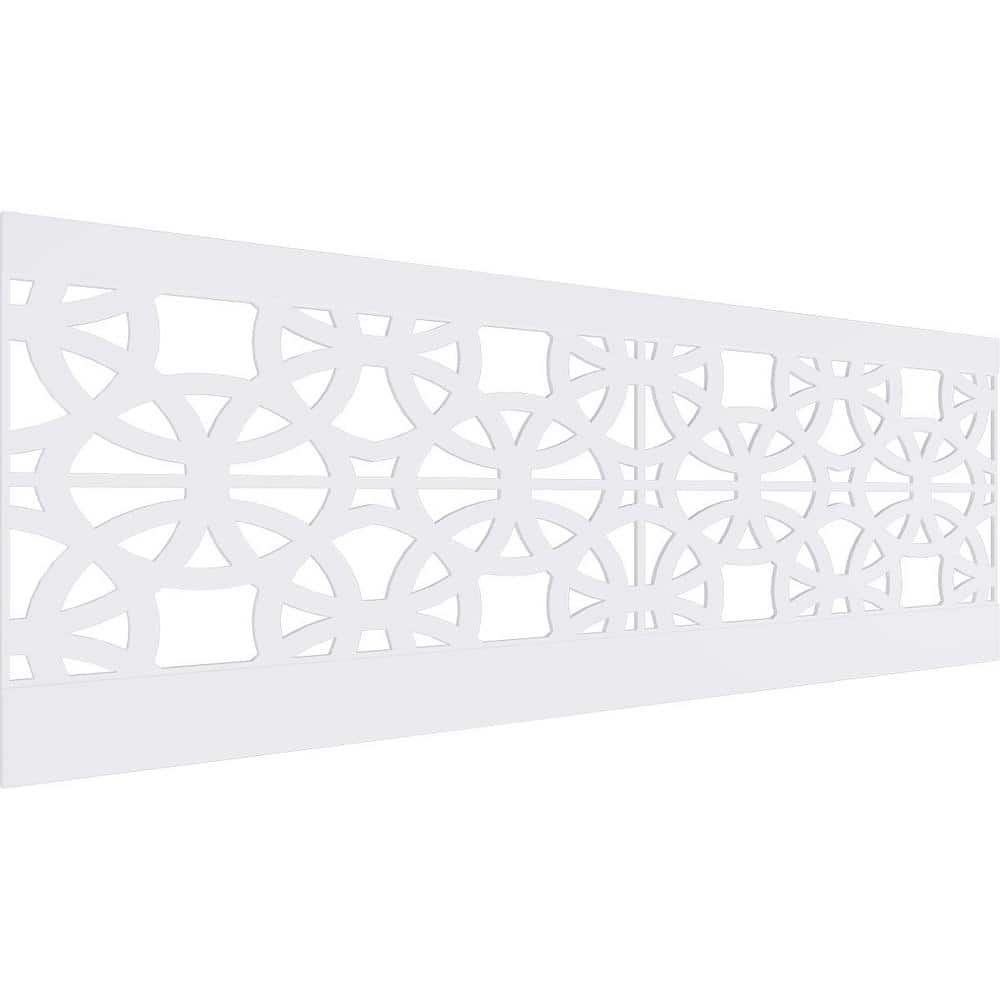 Ekena Millwork 32 in. H x 94-1/2 in. W 21.04 sq. ft. Brownsville PVC Wainscot Paneling Kit (1)