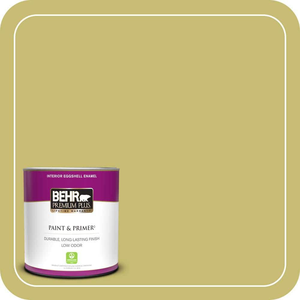 BEHR PREMIUM PLUS #HDC-SP16-02 Pistachio Shortbread Enamel Low Odor & Primer