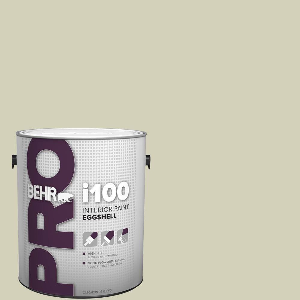 BEHR PRO 1 gal. #ECC-38-1 Pale Sagebrush Eggshell Interior Paint