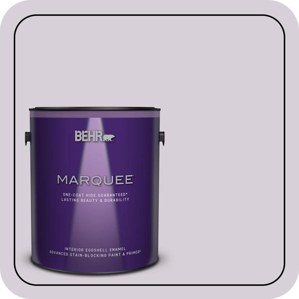 BEHR MARQUEE 1 gal. #670E-3 Lilac Mauve Eggshell Enamel Interior Paint & Primer